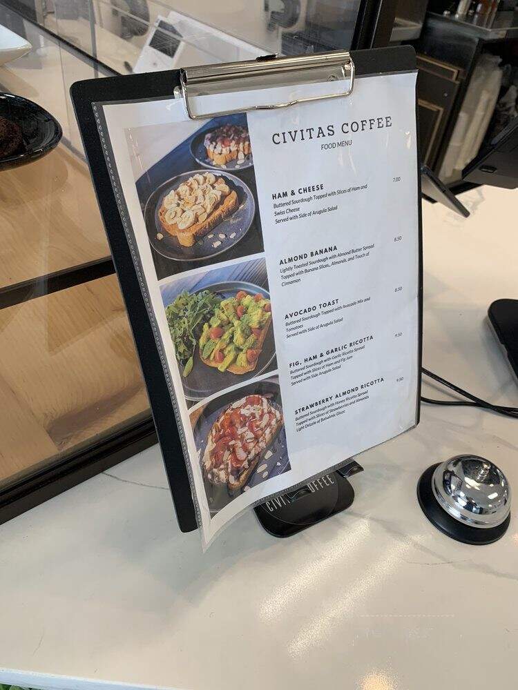 Civitas Coffee - La Mirada, CA menu_pic