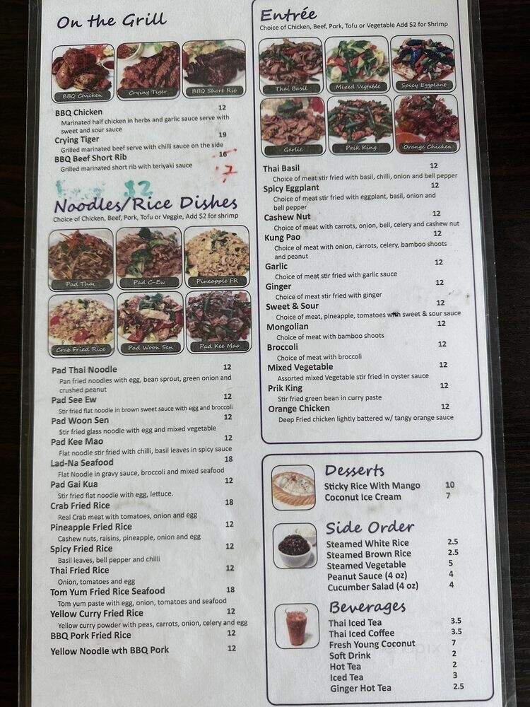 Lucky's Thai Pantry - Orange, CA menu_pic
