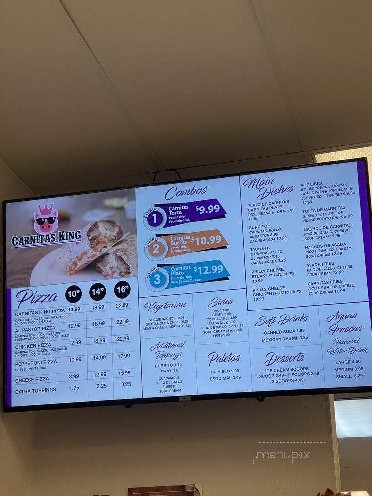 Carnitas King - Las Vegas, NV menu_pic