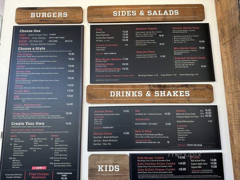 Roam Artisan Burgers - San Ramon, CA menu_pic