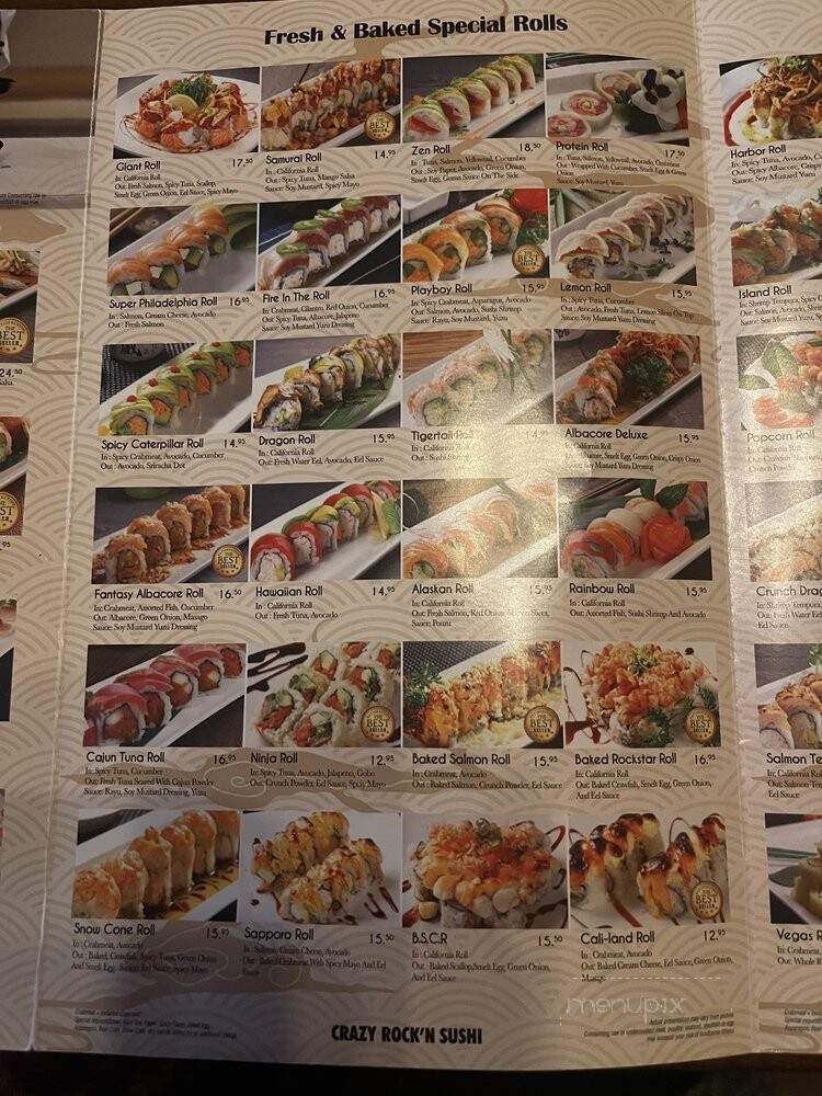 Crazy Rock'N Sushi - Fullerton, CA