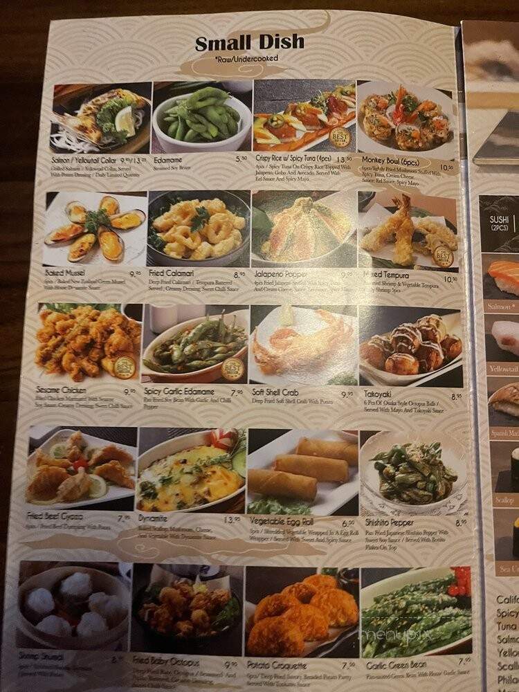 Crazy Rock'N Sushi - Fullerton, CA menu_pic