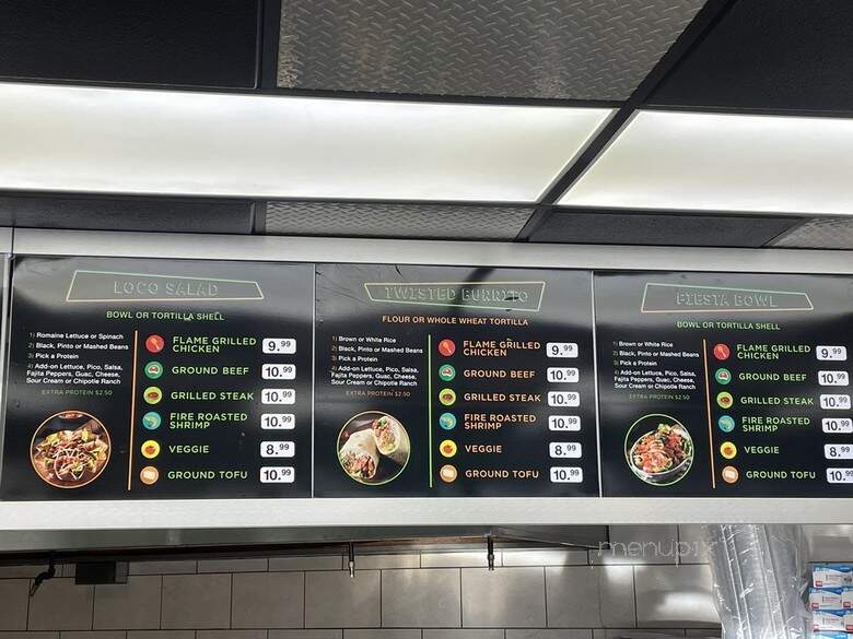 Twisted Mexican Grill - Astoria, NY menu_pic