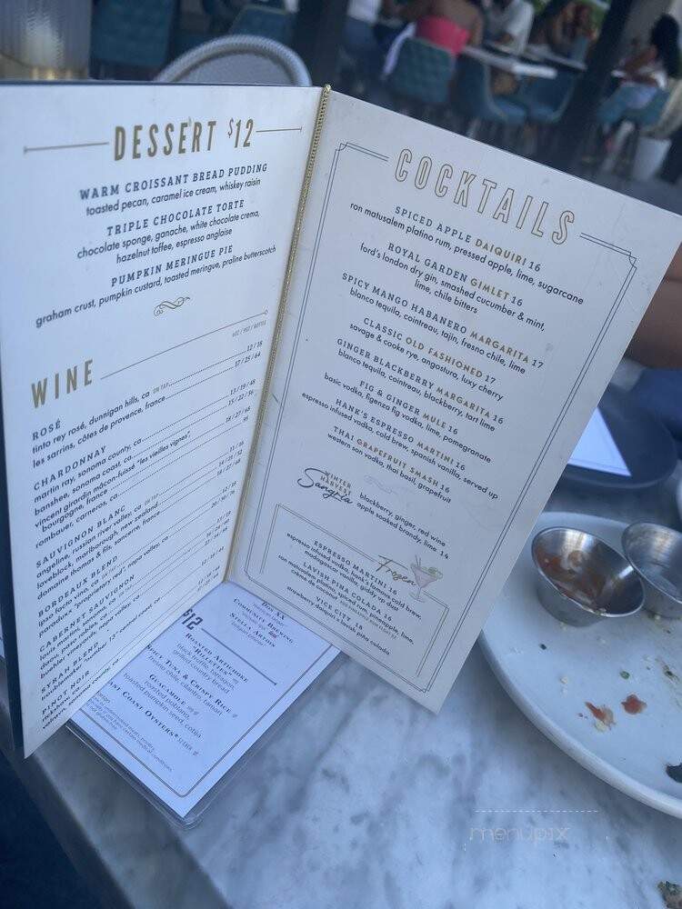 The Henry - Dallas, TX menu_pic