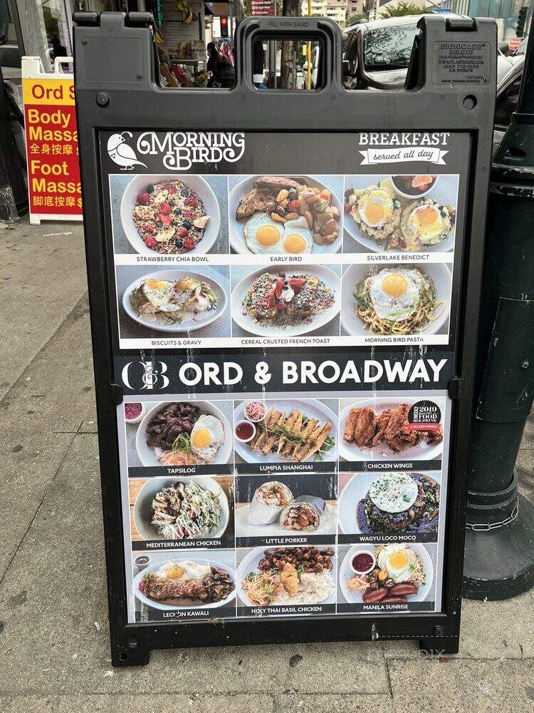 Ord & Broadway - Los Angeles, CA menu_pic