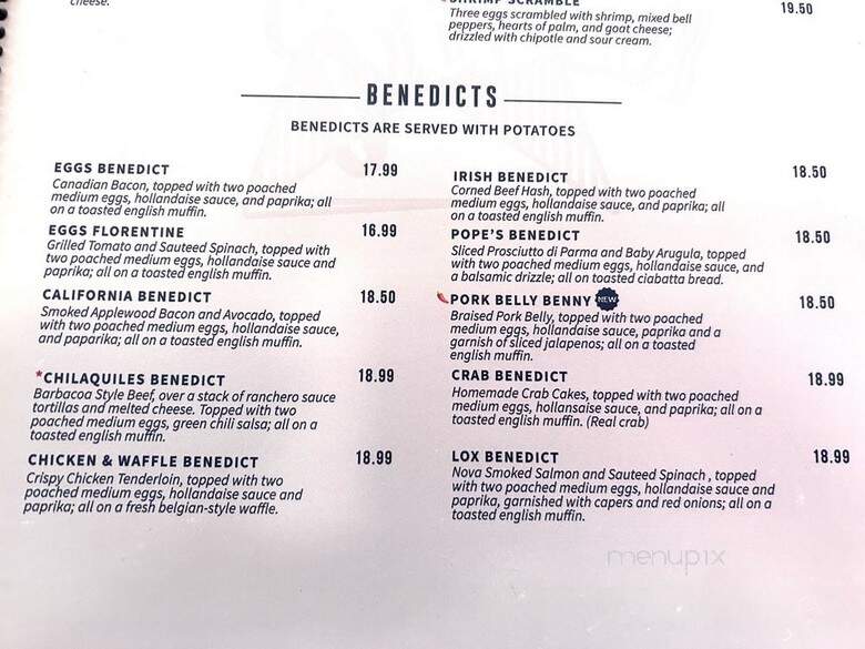 Millie's Cafe - Pasadena, CA menu_pic