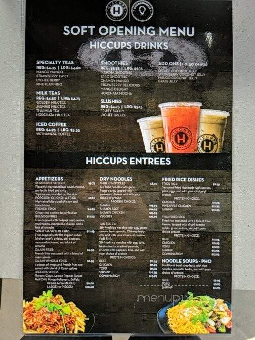 Hiccups & Churroholic - Stanton, CA menu_pic