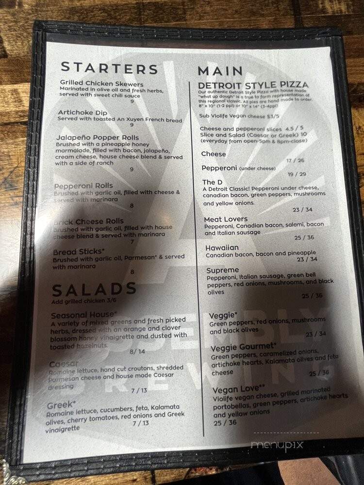 Assembly Brewing - Portland, OR menu_pic
