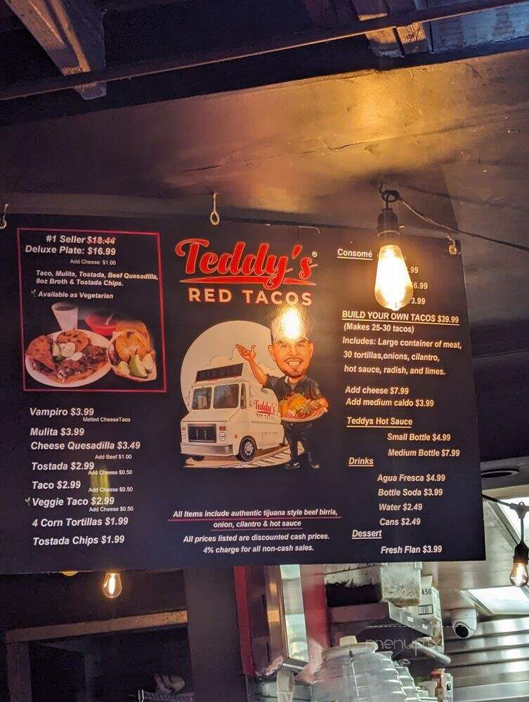 Teddy's Red Tacos - Venice, CA menu_pic