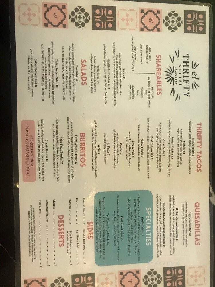 Cabo Fish Taco - Charlotte, NC menu_pic