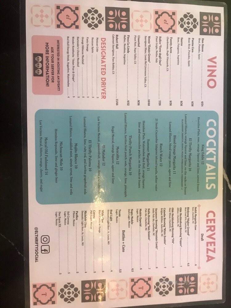 Cabo Fish Taco - Charlotte, NC menu_pic