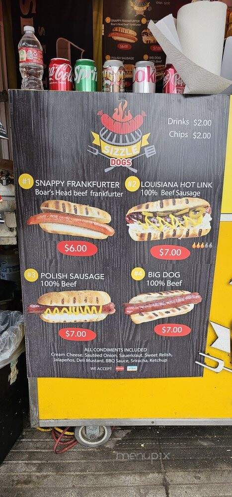 Sizzle Dogs - Renton, WA menu_pic