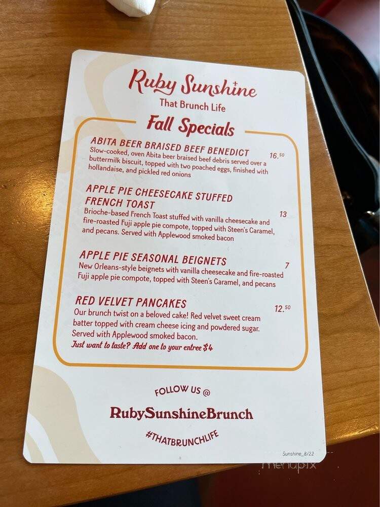 Ruby Sunshine - Franklin, TN
