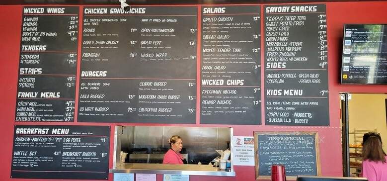Wicked Chicken - Santa Clarita, CA menu_pic
