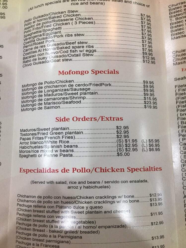 Las Palmas Dominicanas - Flushing, NY menu_pic
