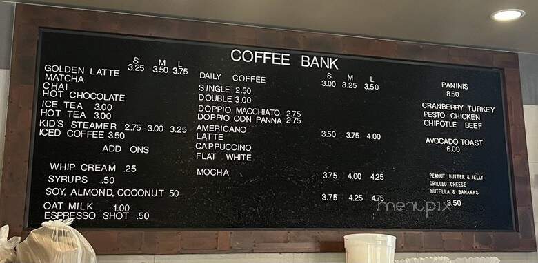 Coffee Bank - Carmel, CA