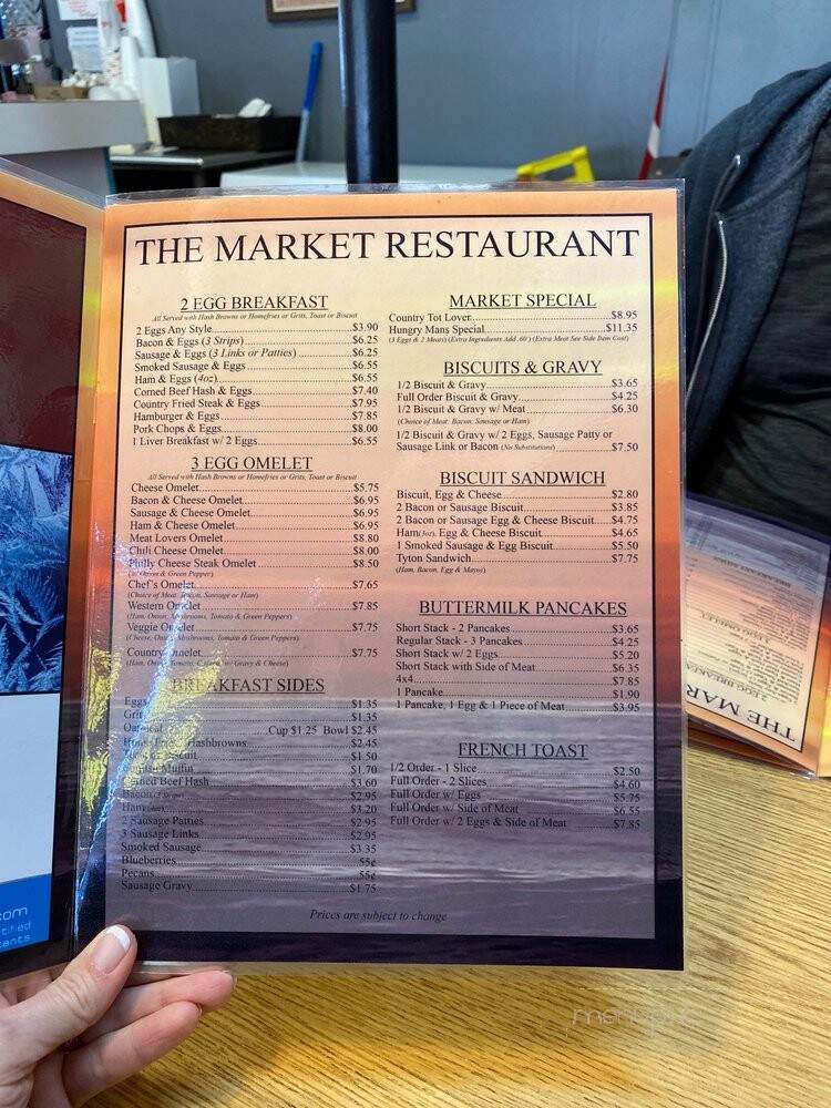 The Market Restaurant - Sanford, FL menu_pic
