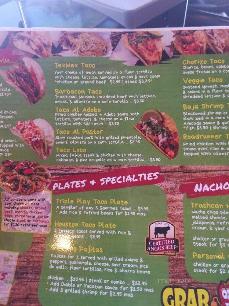 Grab N Go Tacos - Tomball, TX menu_pic
