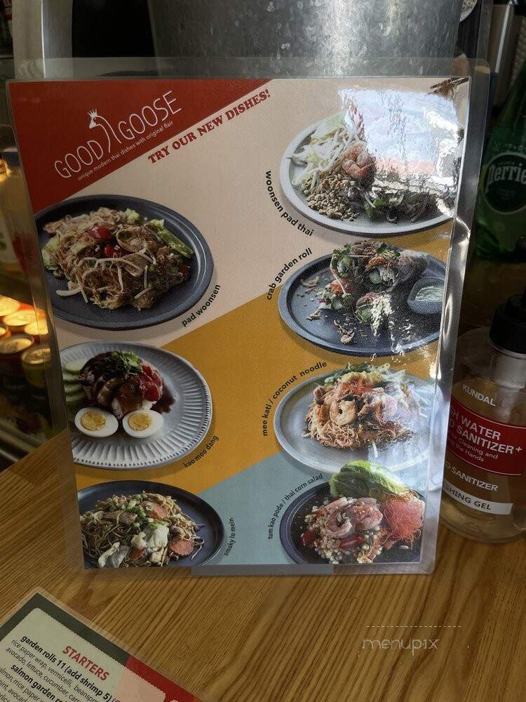 Good Goose Cafe - Los Angeles, CA menu_pic