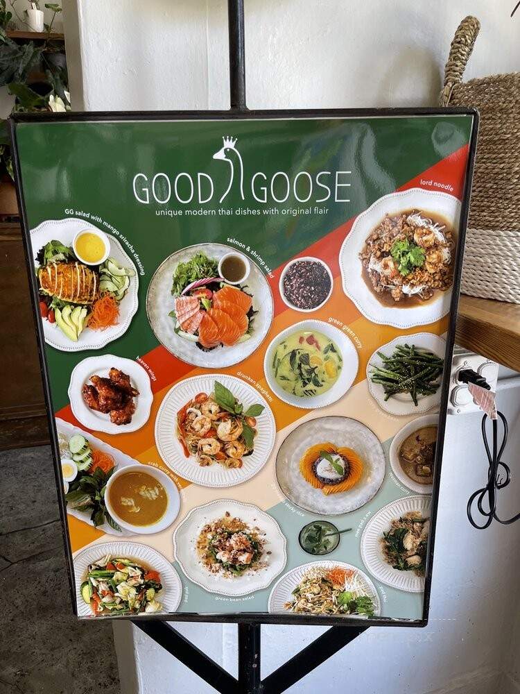 Good Goose Cafe - Los Angeles, CA menu_pic