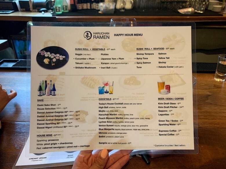 Haruchan - Santa Monica, CA menu_pic