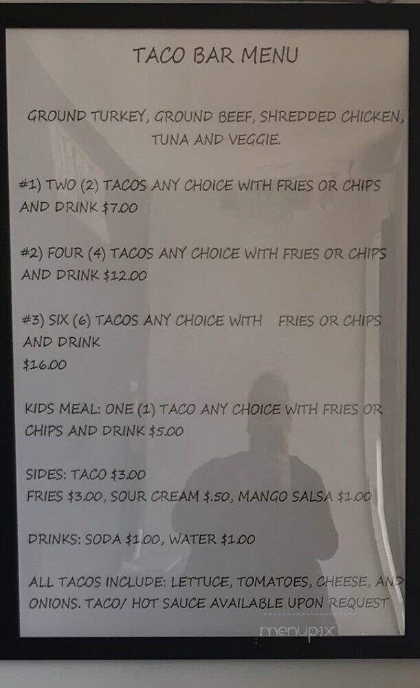 Taco Bar - Los Angeles, CA menu_pic