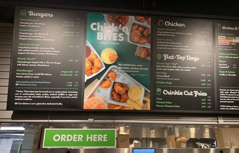 Shake Shack - Providence, RI menu_pic