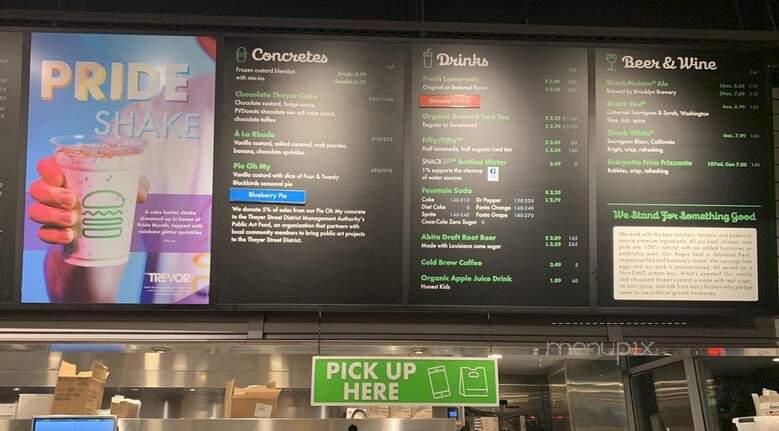 Shake Shack - Providence, RI menu_pic