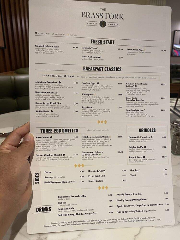 The Brass Fork - Las Vegas, NV menu_pic