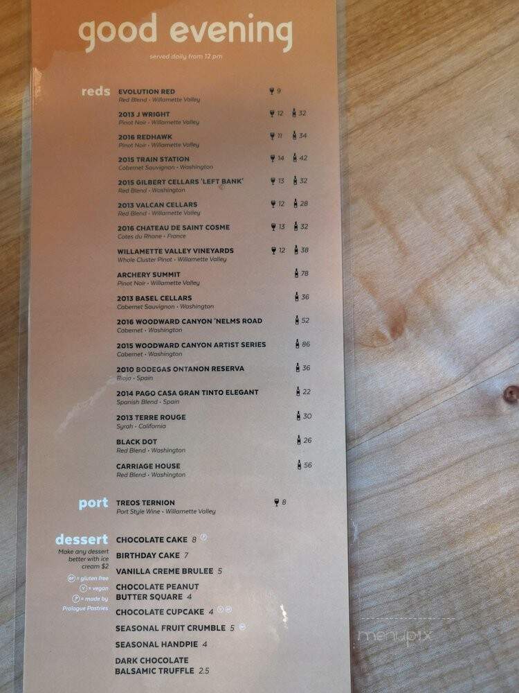Isaac's Coffee Wine & Dessert - Salem, OR menu_pic