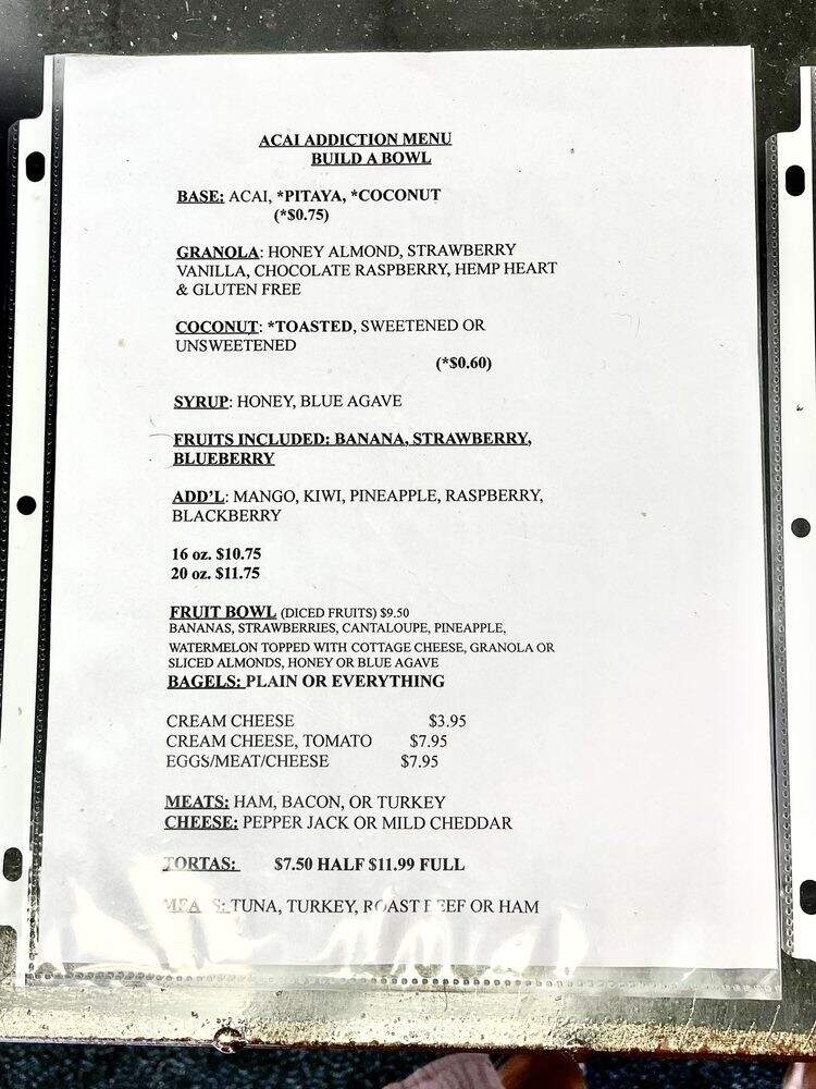 The Acai Addiction - Lakeside, CA menu_pic