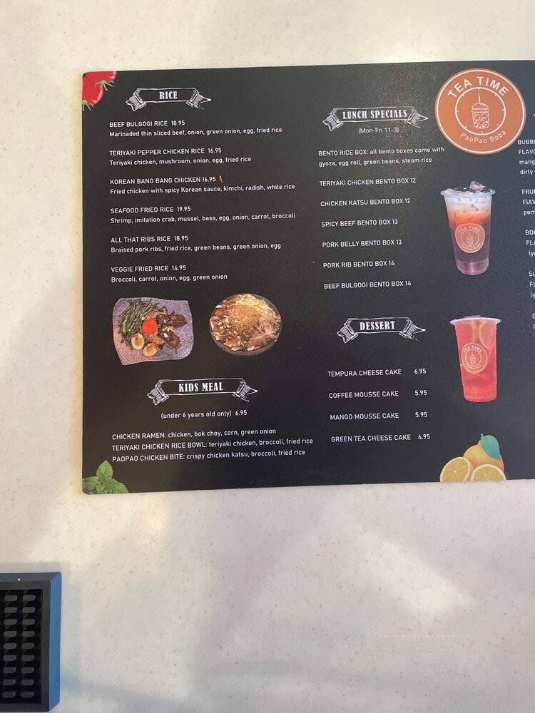 Pao Pao Ramen Factory And Bar - Atlanta, GA menu_pic