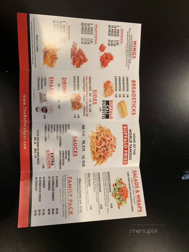 The Buffalo Spot - Norwalk, CA menu_pic