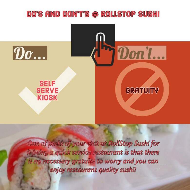RollStop Sushi - San Pedro, CA menu_pic
