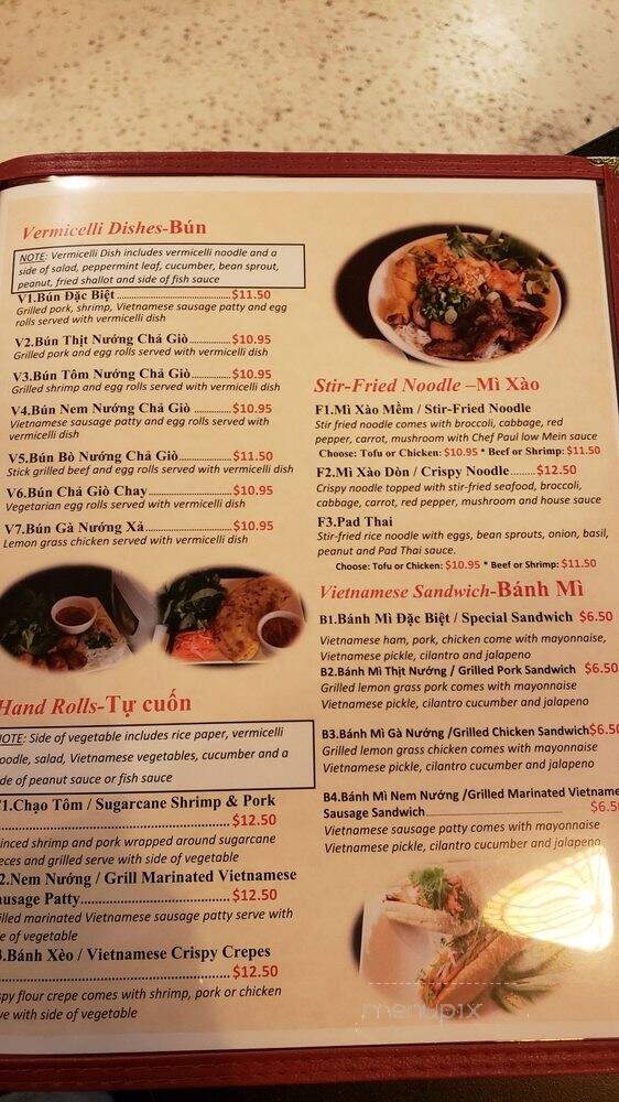 Pho Sen 2 - Clackamas, OR menu_pic