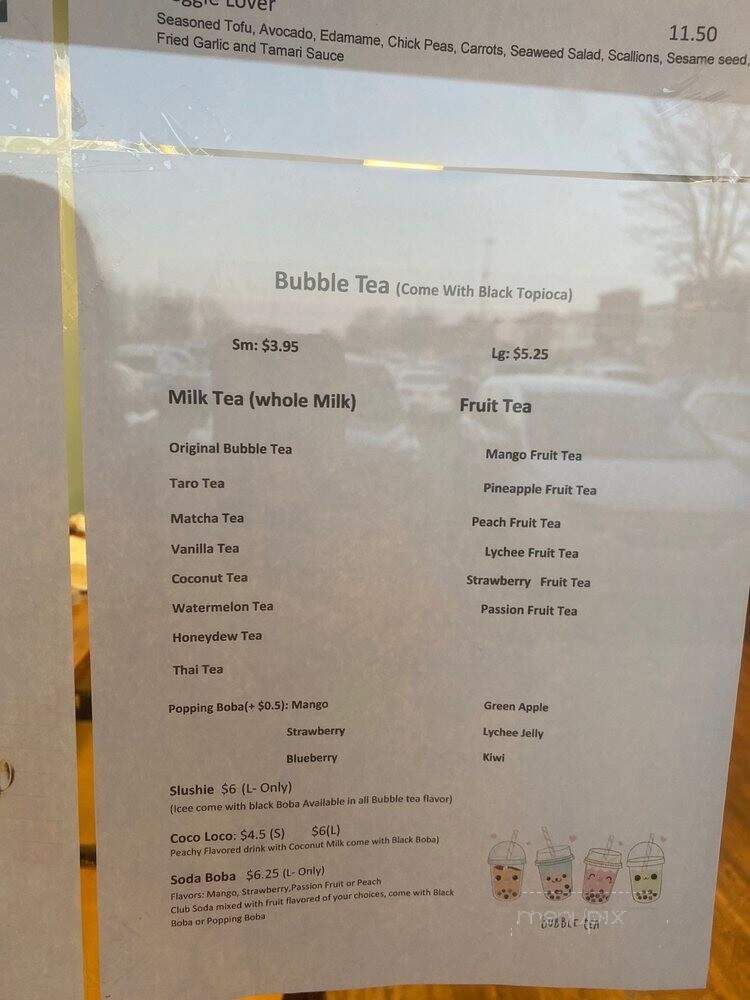 Ice Point Cafe - Franklin, TN menu_pic