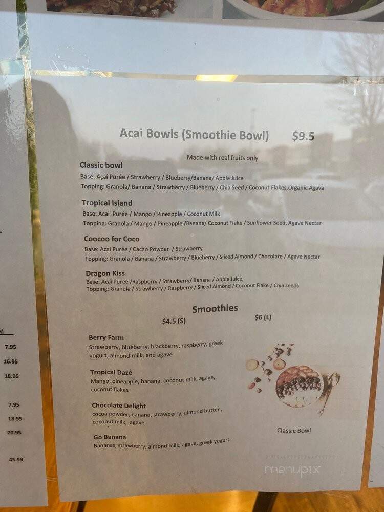 Ice Point Cafe - Franklin, TN menu_pic