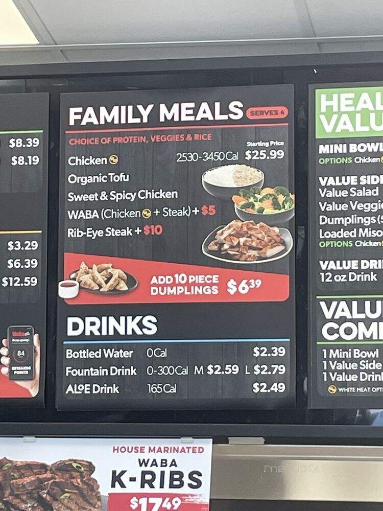 WaBa Grill - Jurupa Valley, CA menu_pic