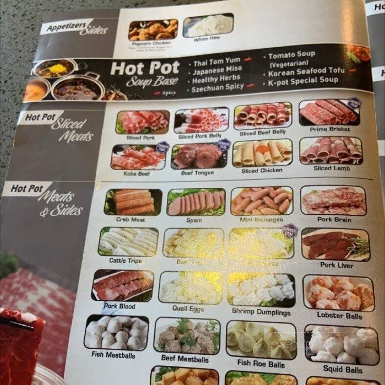 K-Pot - Philadelphia, PA menu_pic