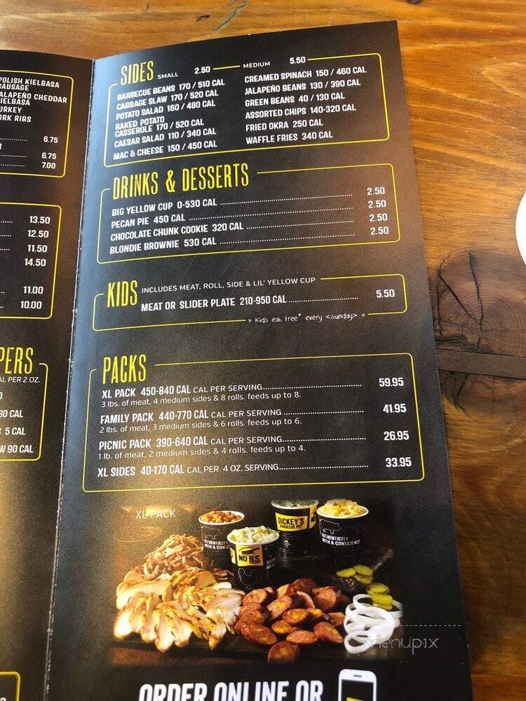 Dickey's Barbecue Pit - Jenison, MI menu_pic
