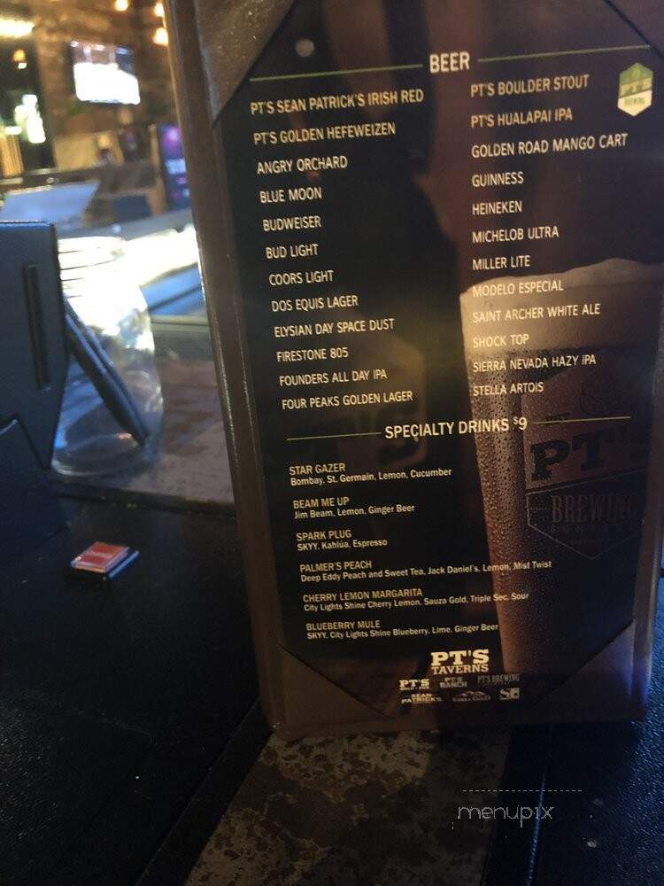 Pt's Gold - Las Vegas, NV menu_pic