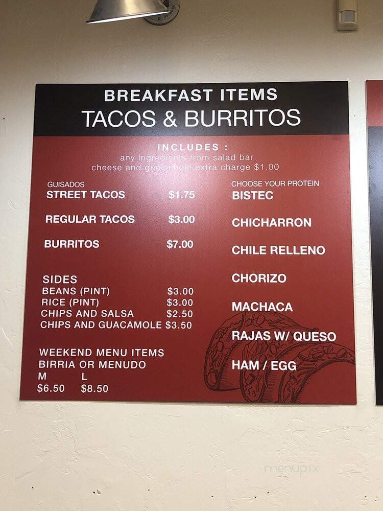 La Tortilla Spot Factory & Grill - Phoenix, AZ menu_pic