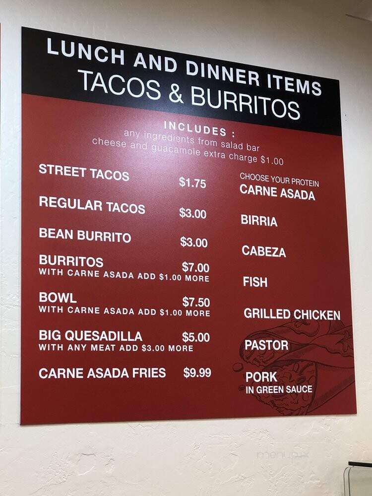 La Tortilla Spot Factory & Grill - Phoenix, AZ menu_pic