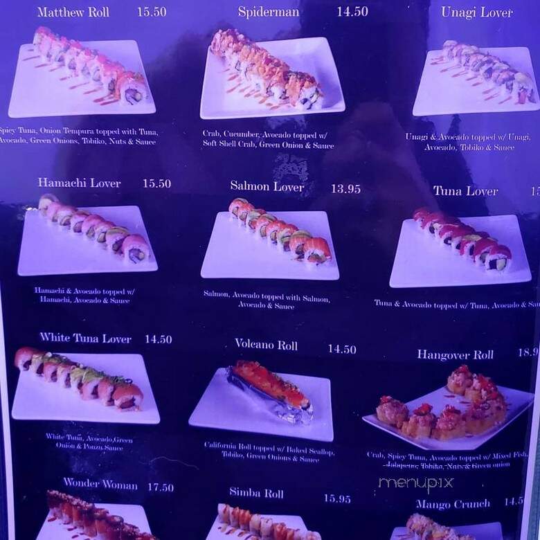 Kazoku Japanese - Burnsville, MN menu_pic