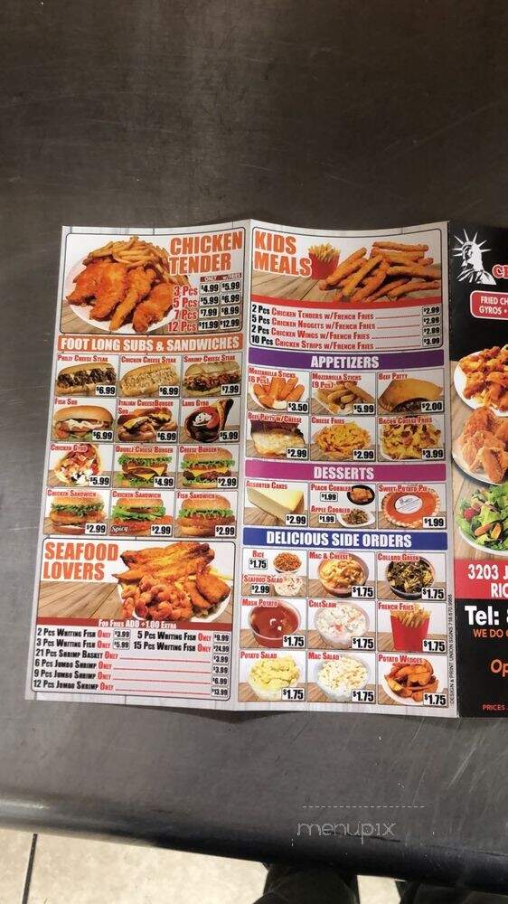 New York Chicken & Grill - North Chesterfield, VA menu_pic