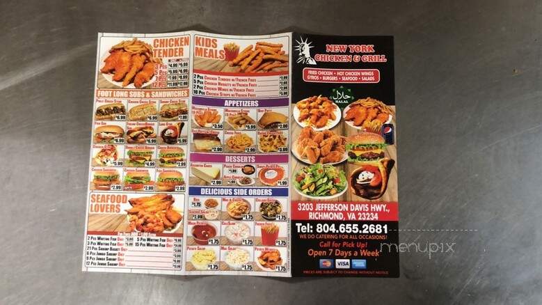 New York Chicken & Grill - North Chesterfield, VA menu_pic