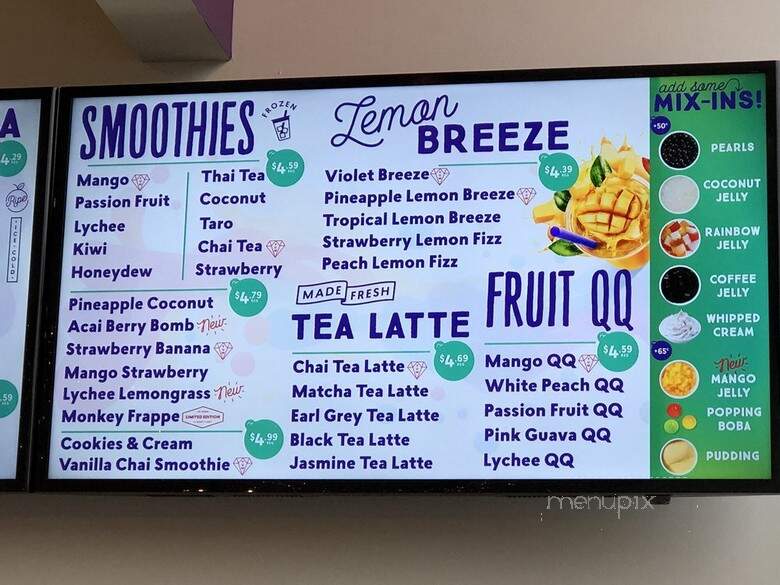 Chatime - Woodbury, MN menu_pic