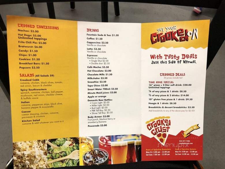 Crooked Crust - Farmers Branch, TX menu_pic