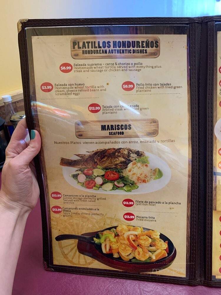 La Carreta Salvadorena Restaurante - Dallas, TX menu_pic
