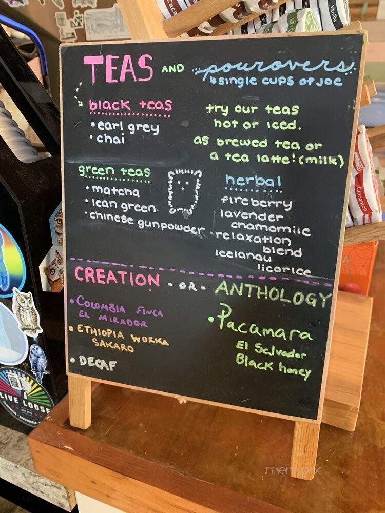 Blue Owl Coffee - East Lansing, MI menu_pic